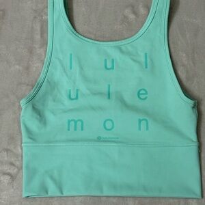 Lululemon Power Pivot Everlux Tank Wild Mint size 6
